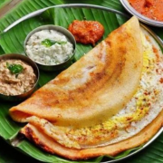 Egg Dosa with Salna