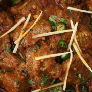 Plain Naan &amp; Mutton Curry-Small